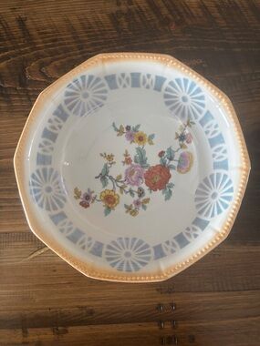 Vintage Schumann Bavaria Porcelain Bowl in "Chateau Dresden" Floral Pattern